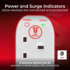 4 Gang Extension Lead with Surge Protection