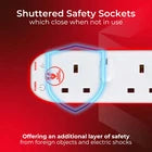 4 Gang Extension Lead with Surge Protection